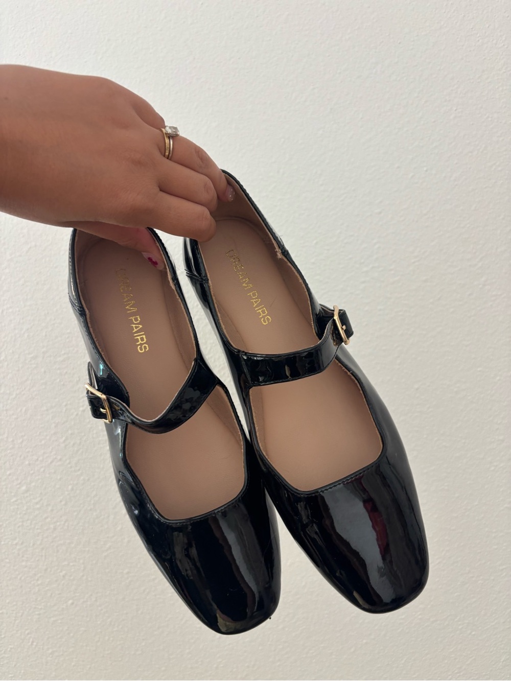 Dream pairs Mary Jane black patent leather flats - Picture 3 of 8